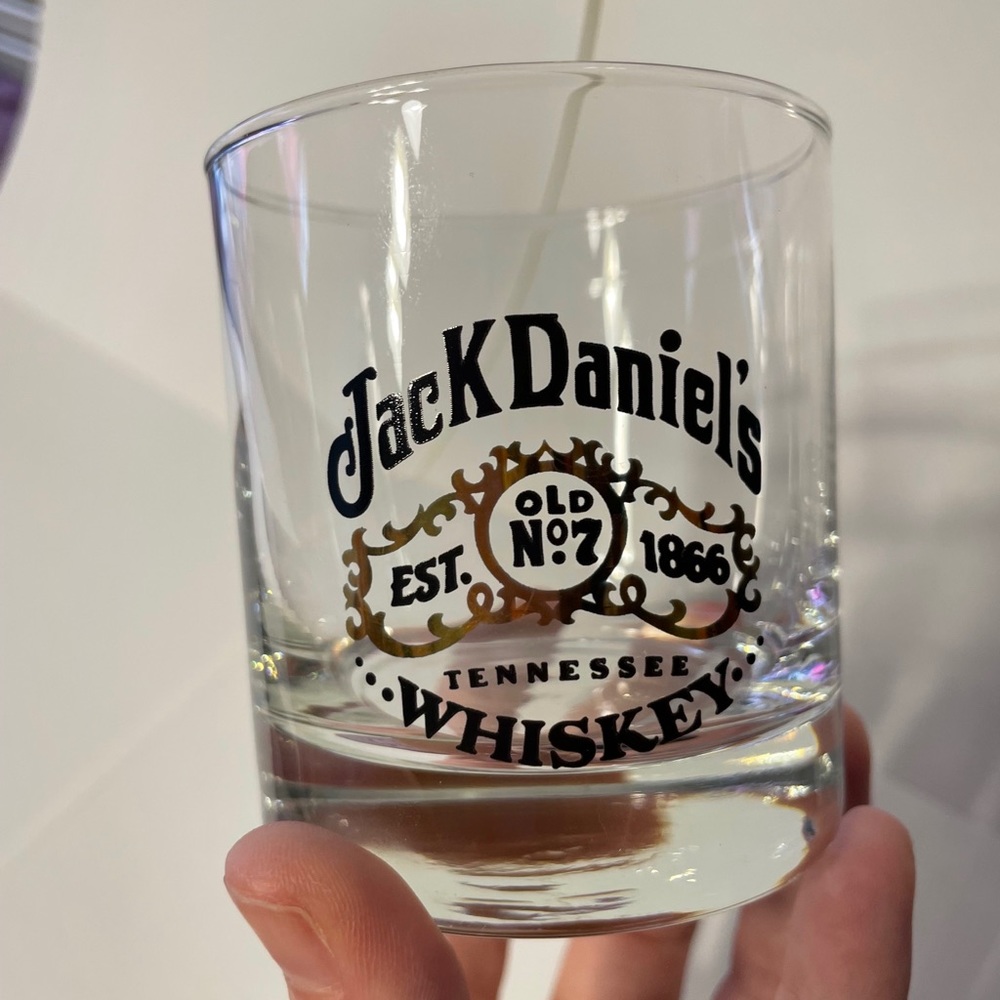 Case of 6, Antique, 1970’s Jack Daniel’s whiskey glasses